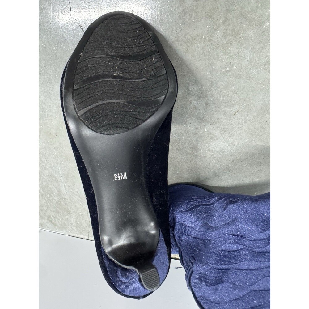 IMPO Women's VASSAR BOOTIES MIDNIGHT BLUE OPEN Toe  Size 8/12 - Picture 8 of 10